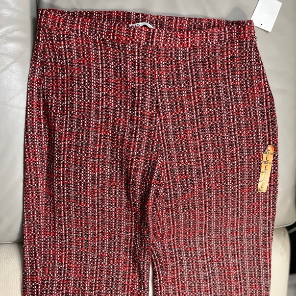 Zara Women’s Textured Loose Trouser - Size L - Picture 5 of 12